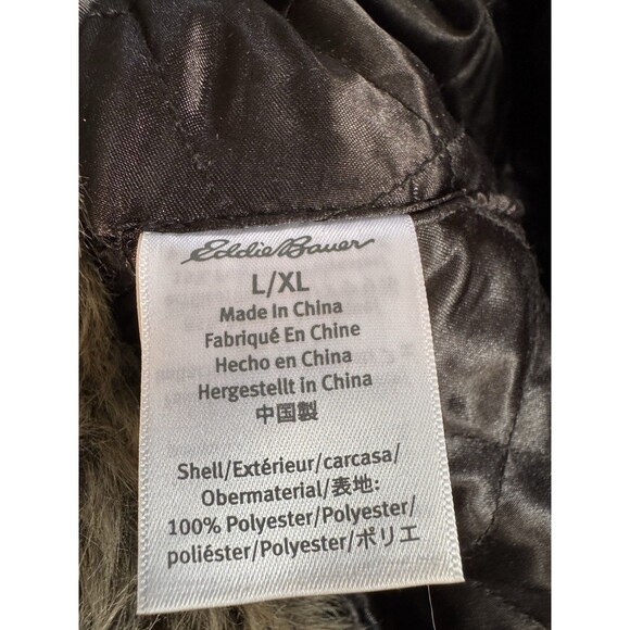 Eddie Bauer Men's Trapper Hat EUC  L/XL  Down Insulation - Picture 5 of 13